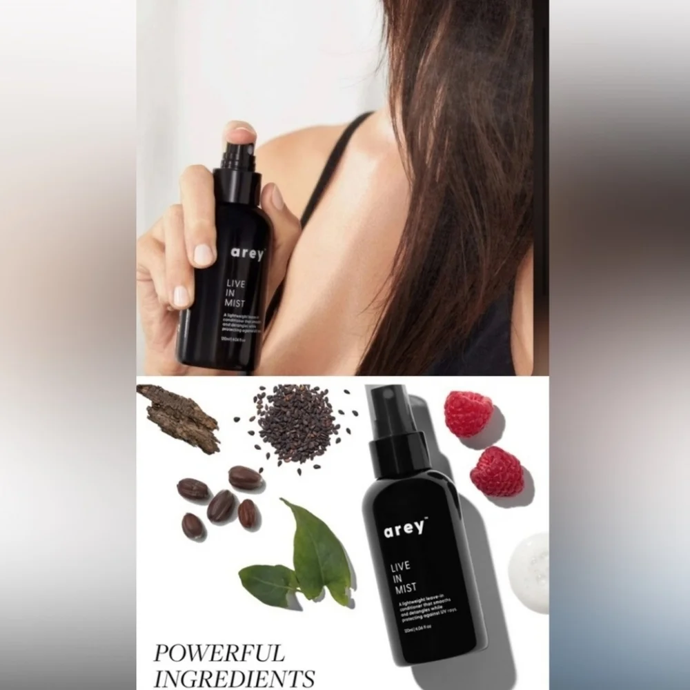 Arey Live-In Mist Leave-In Conditioner & Detangler Preserves‎ Color Treatment